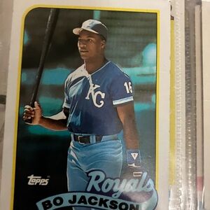 Topps Bo Jackson Baseball Card